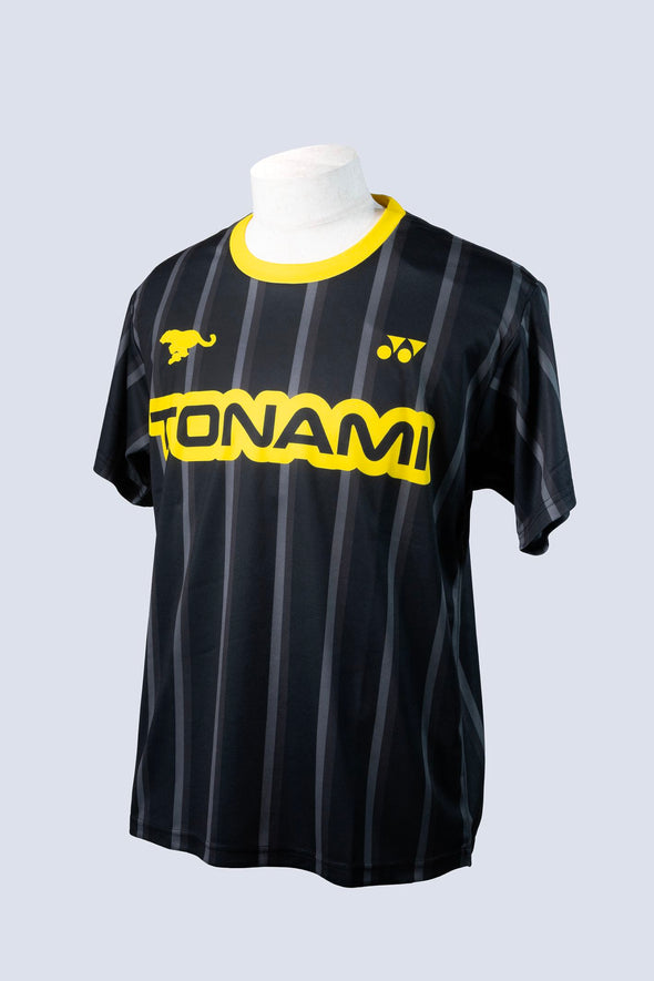 YONEX x Tonami 羽毛球隊 T恤 2025 TBSNT007（黑色）