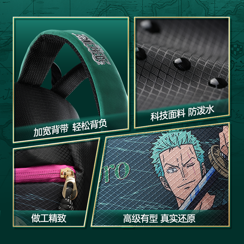 VS x 海賊王系列索隆雙肩包VB2601A – e78shop