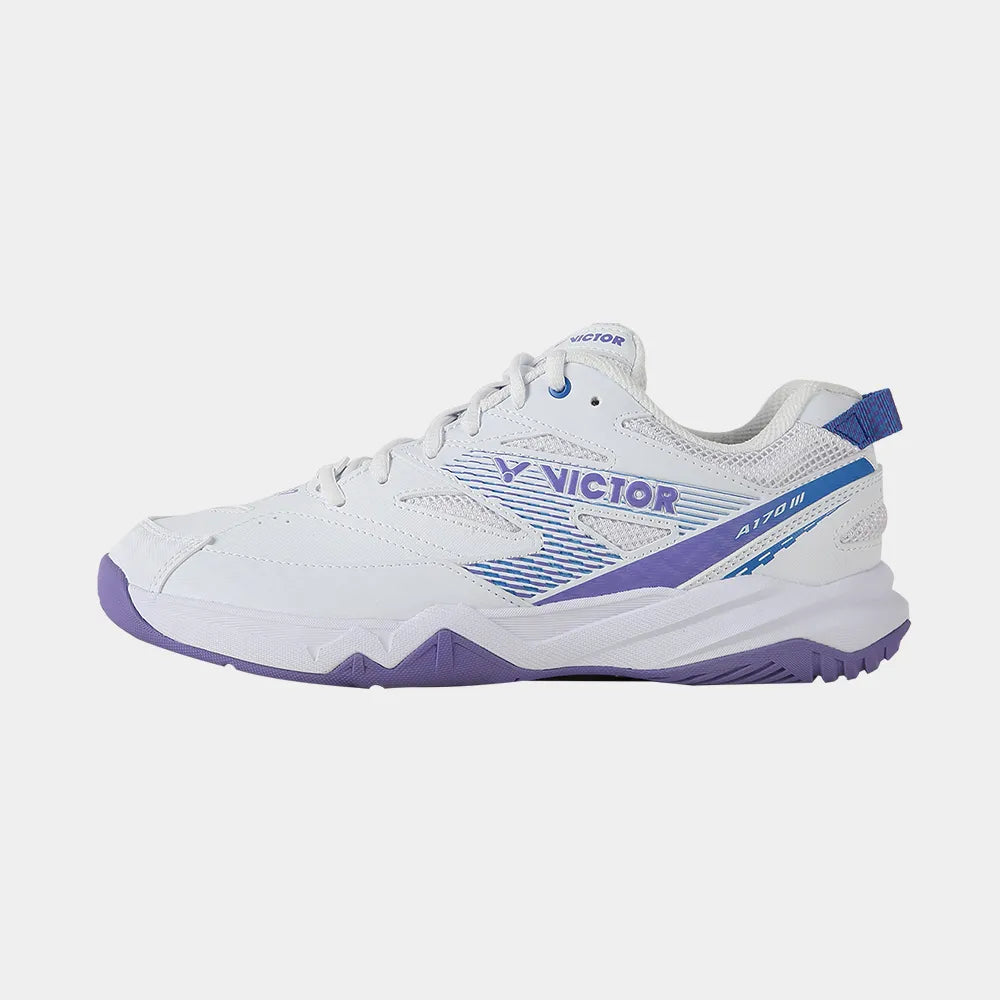 VICTOR A170III AJ Badminton Shoes - White / Azalea Purple – e78shop