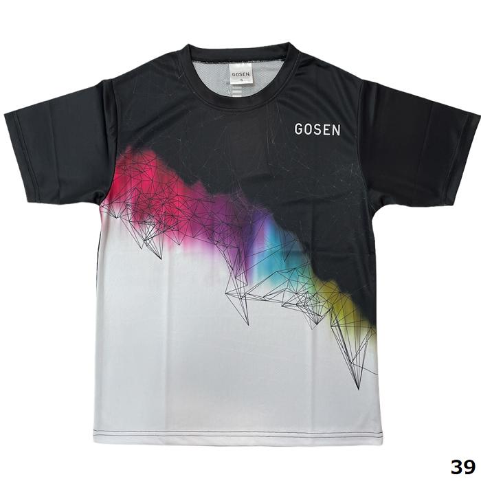 GOSEN T-shirt 2023 Spring Limited Model JPT25 - 39：Black / XS(SS)