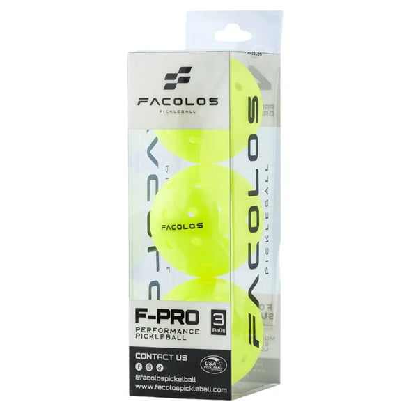 FACOLOS F-Pro Performance 匹克球（3球裝）