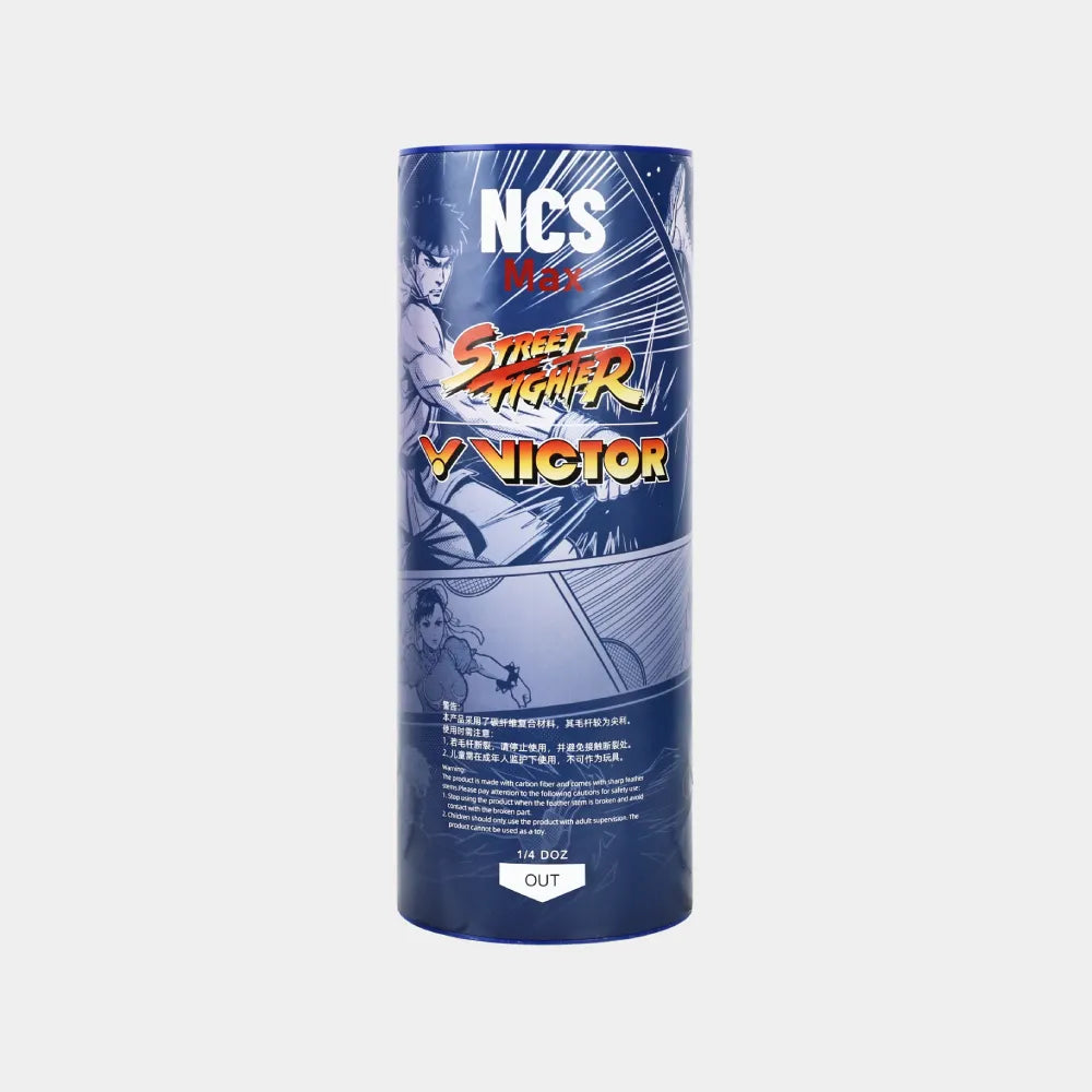 VICTOR NCS Max_STF Street Fighter Synthetic Shuttlecocks - 3-Pack