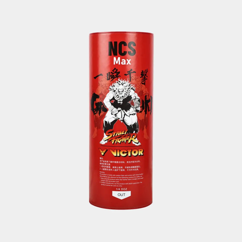 VICTOR NCS Max_STF Street Fighter Synthetic Shuttlecocks - 3-Pack