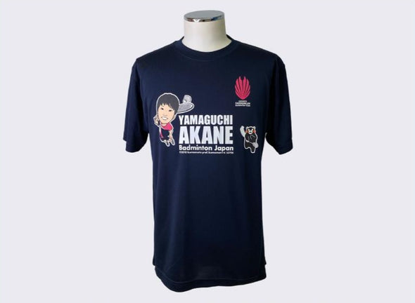 Akane Yamaguchi 加油 T恤（海軍藍）
