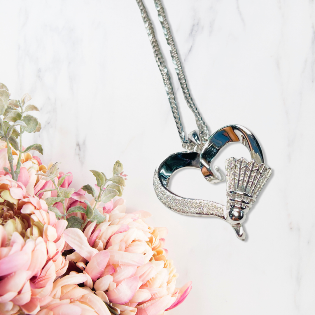 Badminton Necklace Pendant Pendant 925 Sterling Silver Badminton Necklace Pendant Pendant 925 Sterling Silver