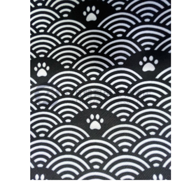 Handgefertigtes wasserfestes Schlägergehäuse (Katze mit schwarzem und weißem Rücken 209)