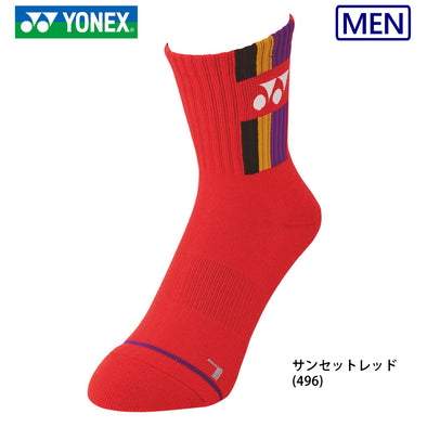 YONEX 男款半筒襪 19205