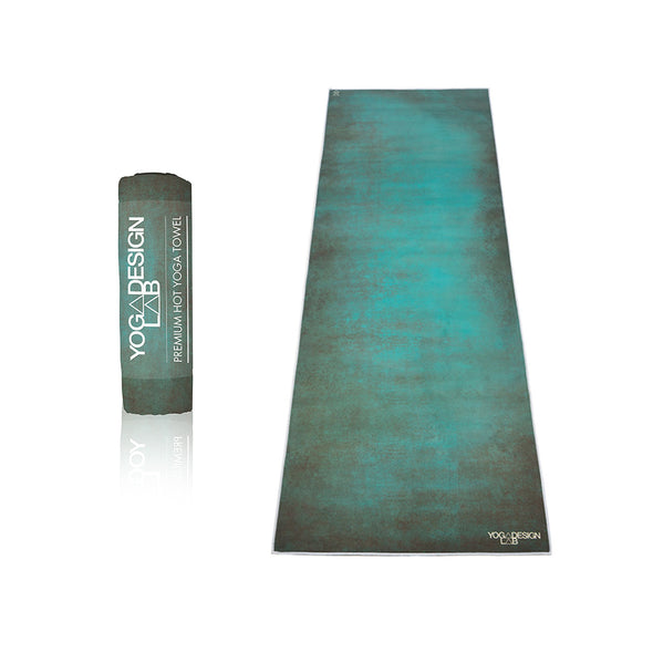 瑜伽設計實驗室瑜伽墊毛巾愛琴海綠色