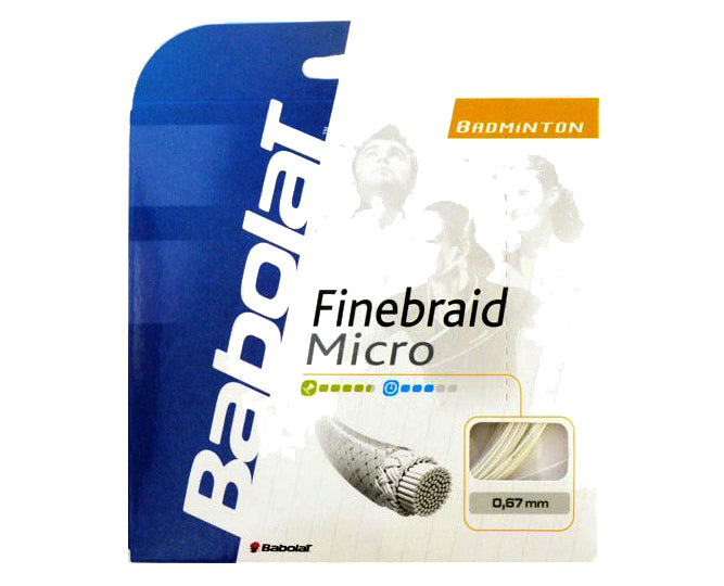 バボラ バドミントン ストリング ガット Finebraid Micro Babolat Finebraid Micro – e78shop