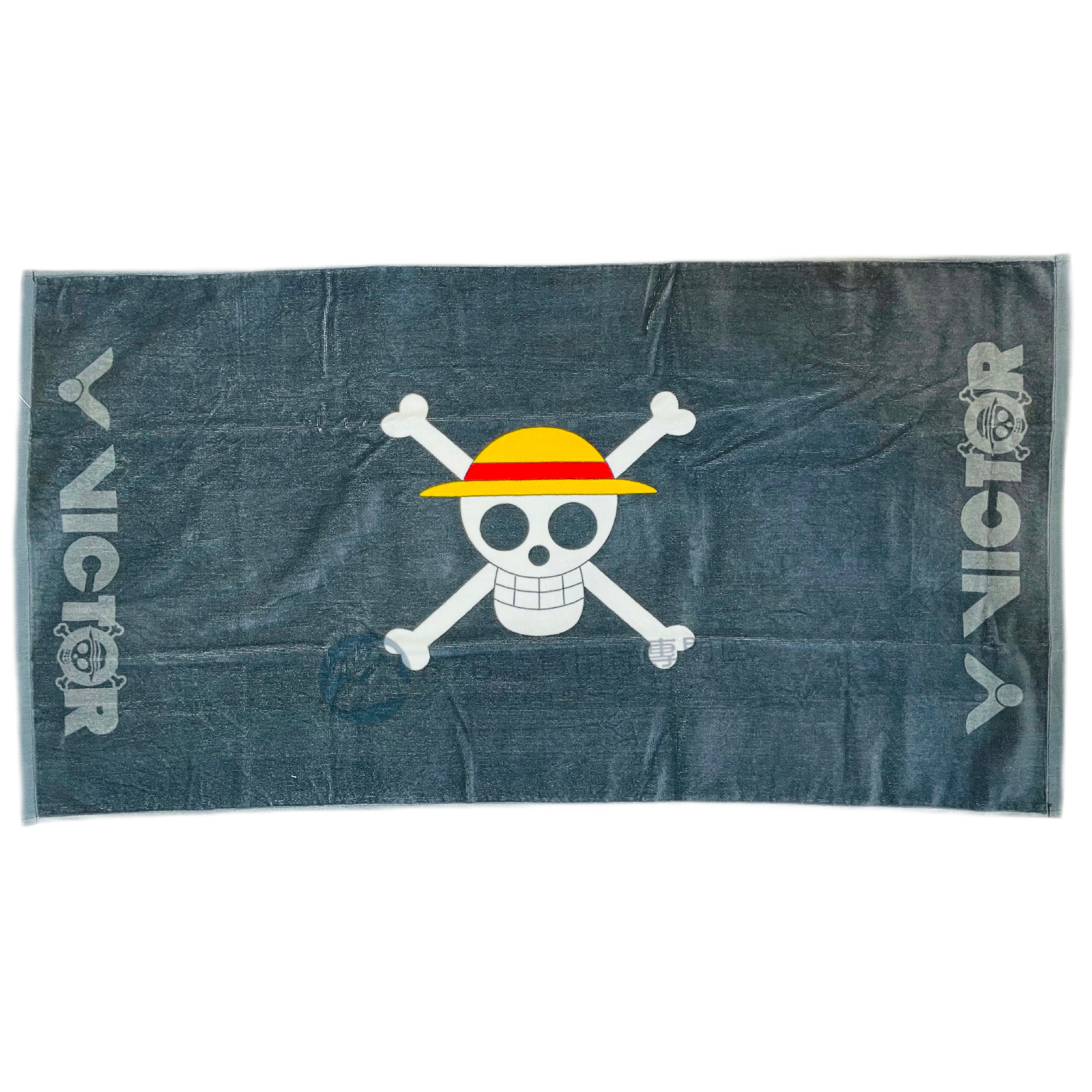 Victor x One Piece Long Towel TW-OPB (Black)