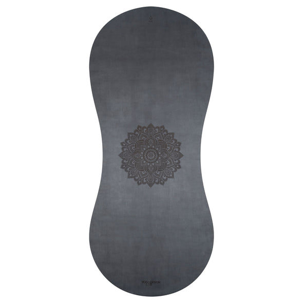 Yoga Design Lab Curve Tapis de yoga 3,5 mm Mandala Anthracite
