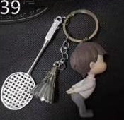 可愛羽毛球鑰匙扣CBK01