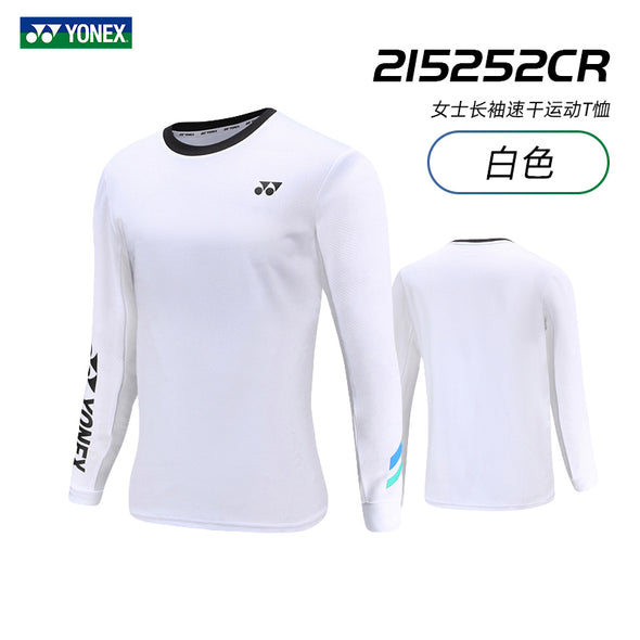 Yonex T-shirt à manches longues pour femme 21525BCR