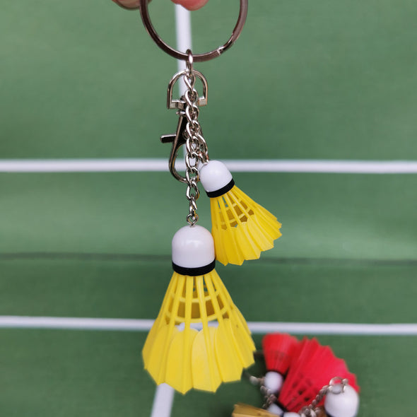 Grand + petit porte-clés badminton CBK02