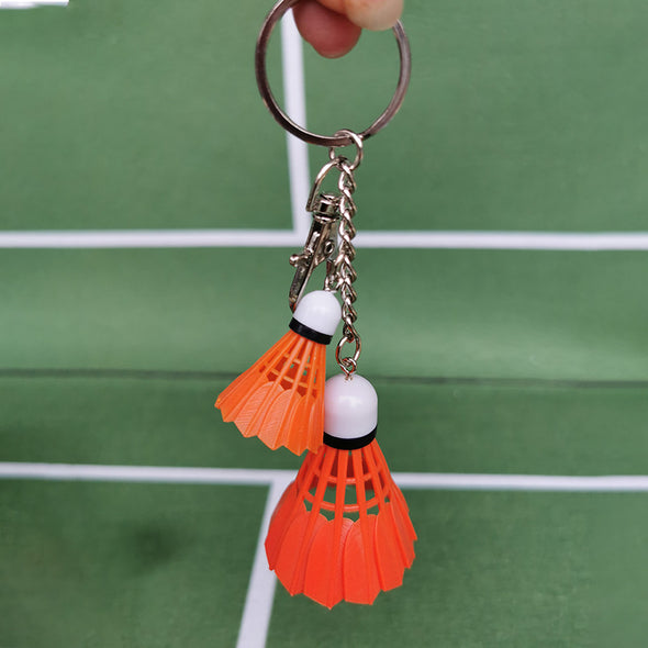 Grand + petit porte-clés badminton CBK02