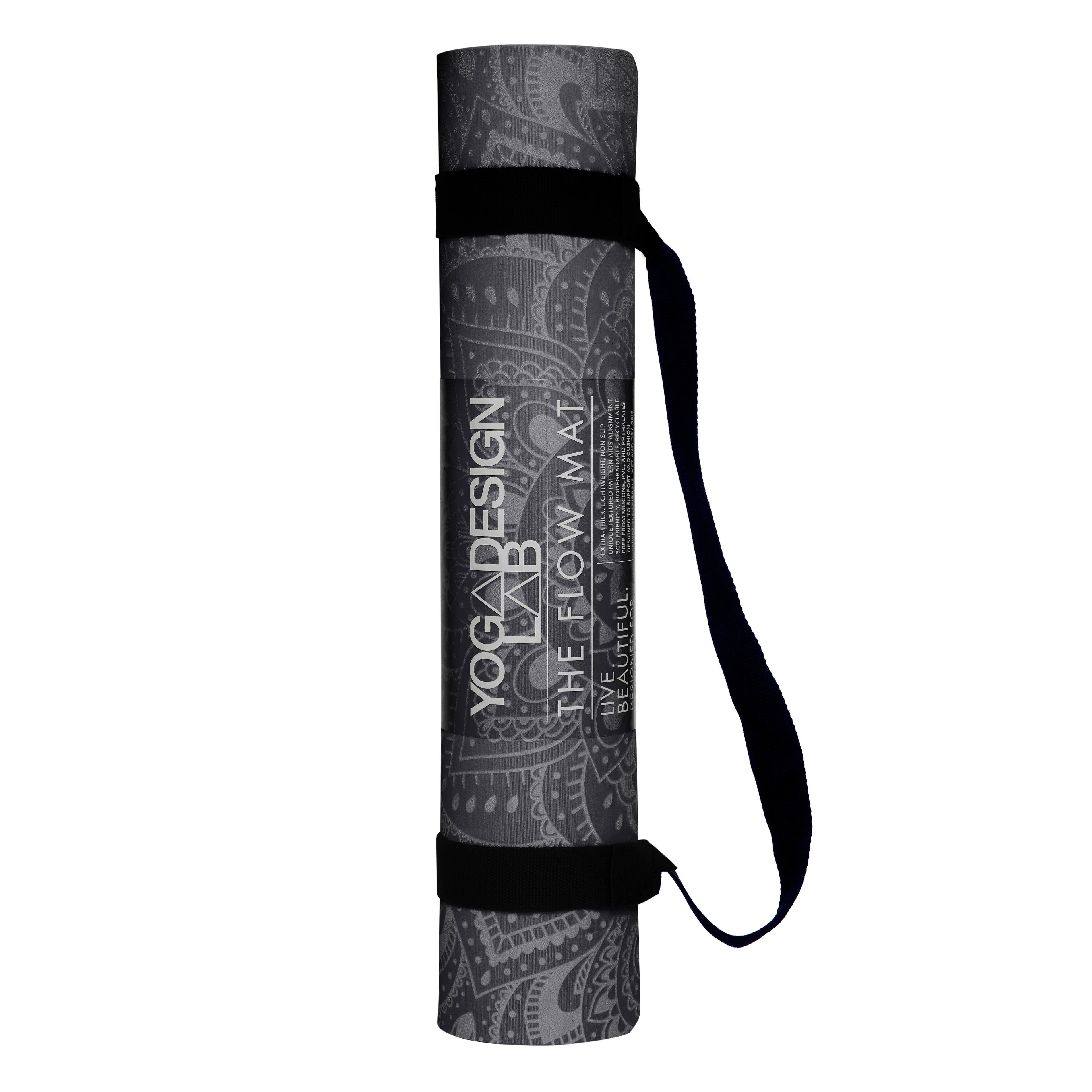 Yoga Design Lab Flow Mat 6mm – Mandala Charcoal – e78shop