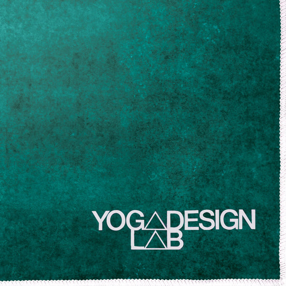 瑜伽設計實驗室瑜伽墊毛巾愛琴海綠色