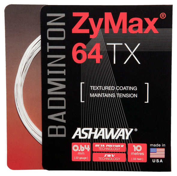 Ashaway ZyMax 64 TX 穿線服務